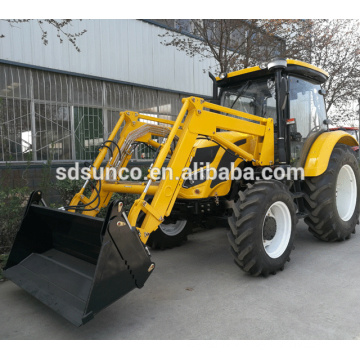 CE approved 65 hp QLN654 tractor with front end loader